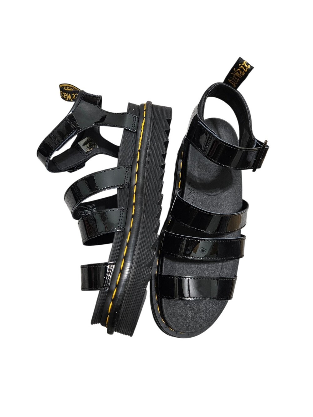 Dr Martens Blaire Patent Leather Sandals Womens - Picture 8 of 10